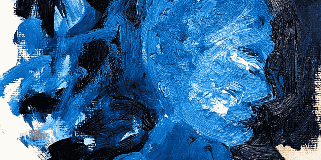 blue and black abstract profile arlo gust
