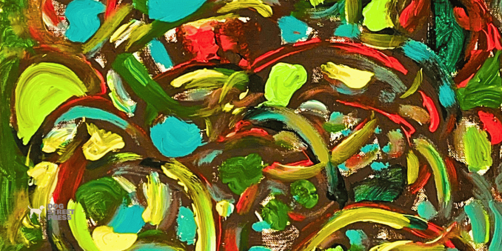 abstract colorful swoops arlo gust